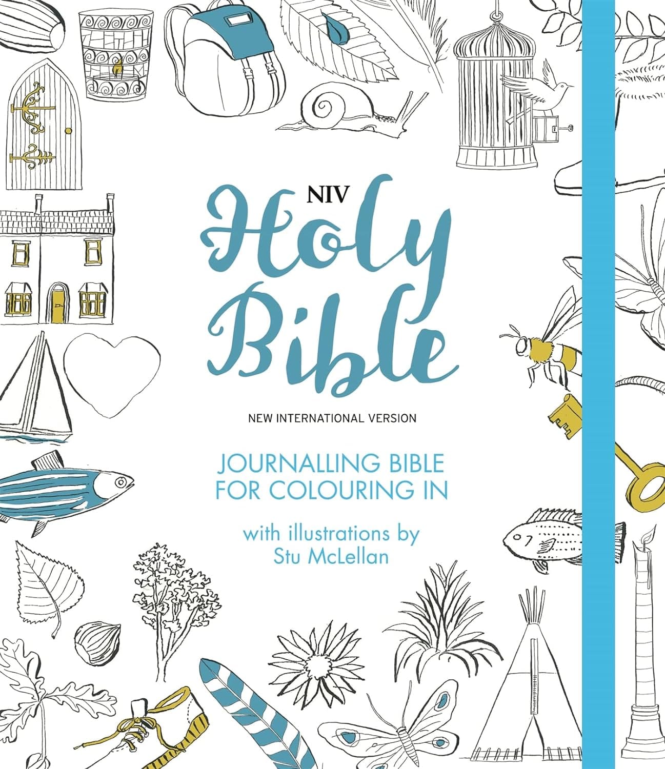 NIV Journalling Bible For Colouring In - Hardback