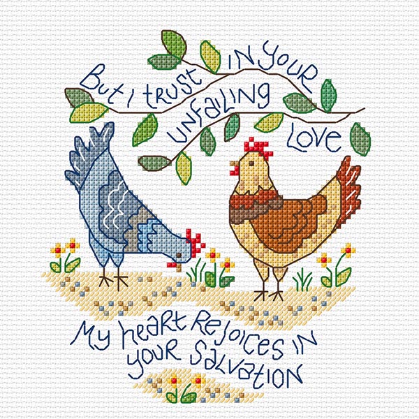 Cross Stitch Pattern - "Unfailing Love" - Hannah Dunnett