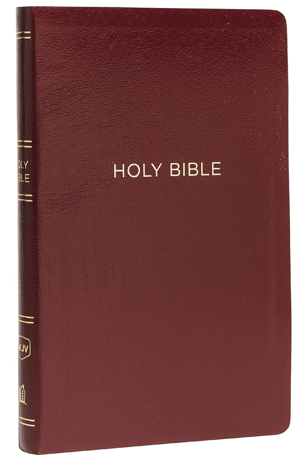 NKJV, Thinline Reference Bible, Leather-Look, Burgundy