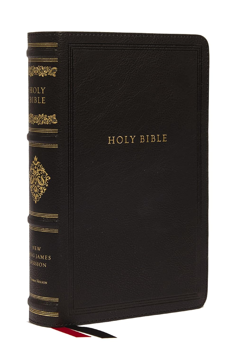 NKJV Large Print Reference Bible, Black Leathersoft, (Sovereign Collection)