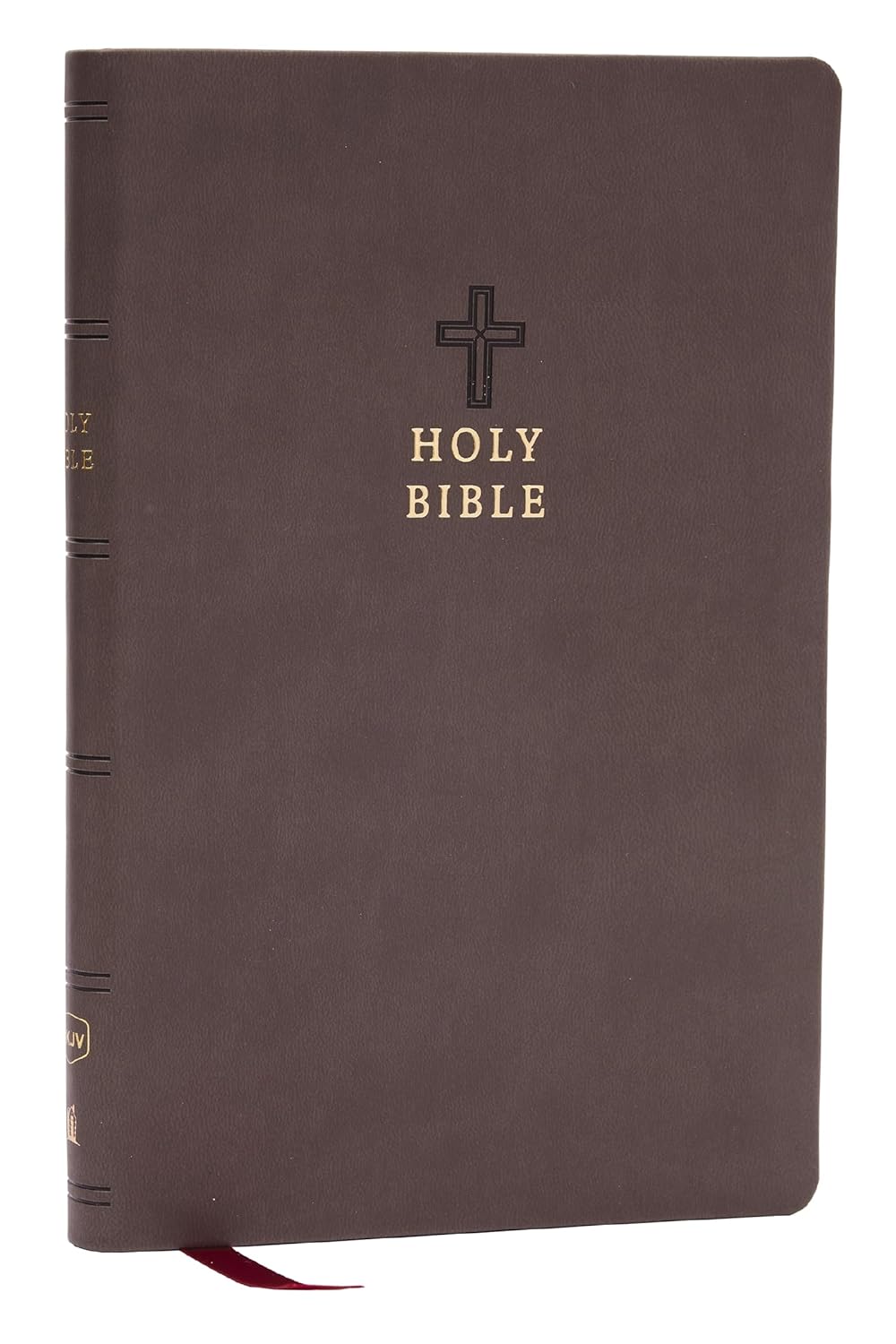 NKJV Value Ultra Thinline Bible, Charcoal Leathersoft